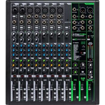 Mackie ProFX12v3 12-channel Mixer With USB And Effects