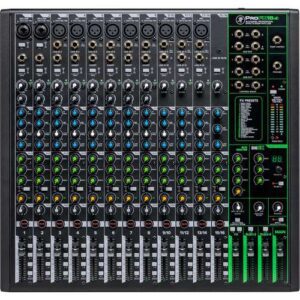 Mackie ProFX16 v3 Series, 16-Channel Professional Effects Mixer With USB, Onyx Mic Preamps and GigFX Effects