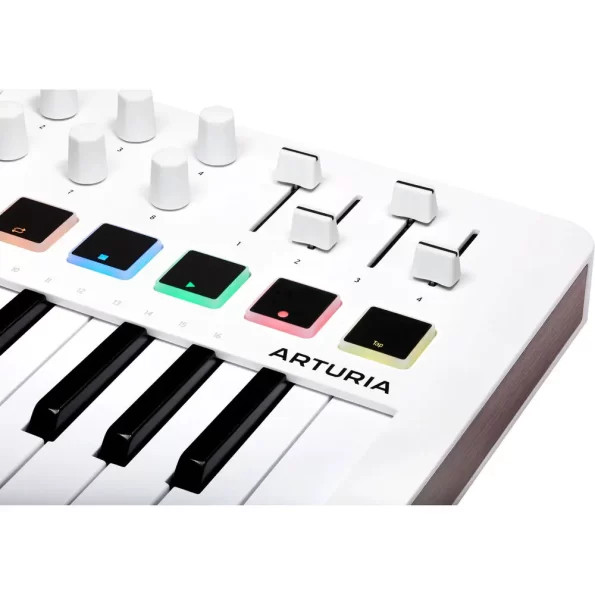 Arturia MiniLab 3 - 25 key MIDI Controller – White Edition