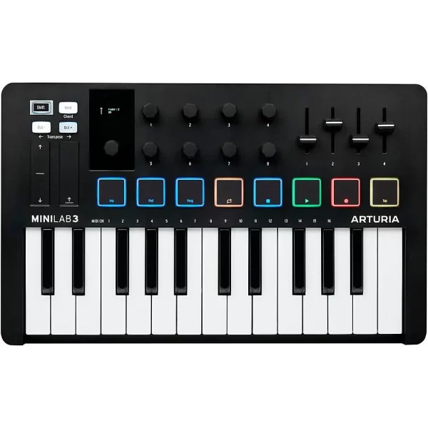 Arturia MiniLab 3 25 Slim-key MIDI Keyboard Controller