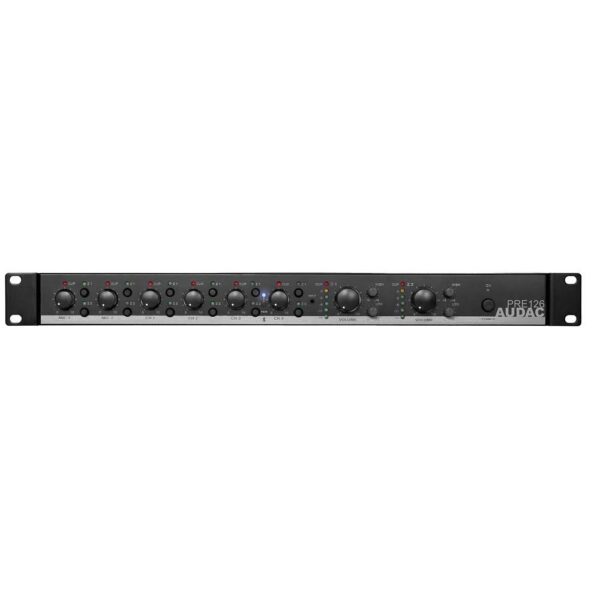 Audac PRE126 Two zone - 6 Channel stereo preamplif