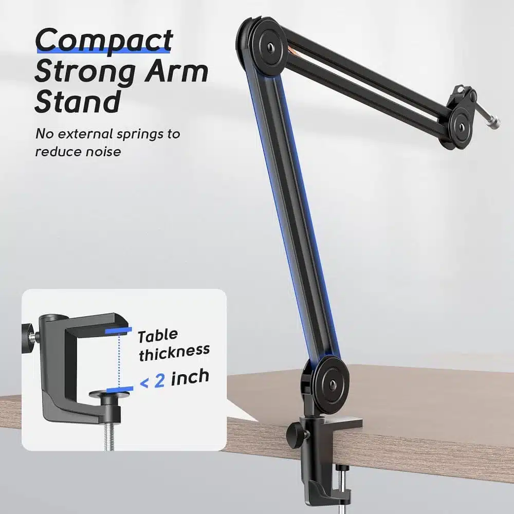 FIFINE BM63 Heavy Duty Microphone Arm Stand 4 FIFINE BM63 Heavy Duty Microphone Arm Stand