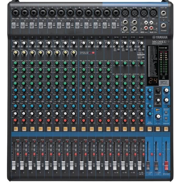 Yamaha MG20XU 20-Input Mixer with Built-In FX & 2-In/2-Out USB Interface