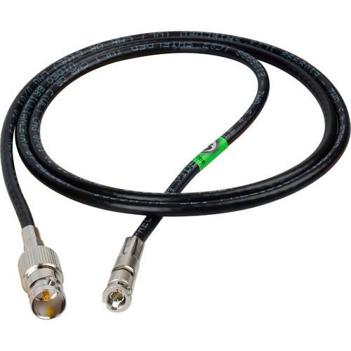 The Cimple Co HD SDI Cable – 200ft Black Coaxial BNC Male To Male – 75 Ohm 3Gbps