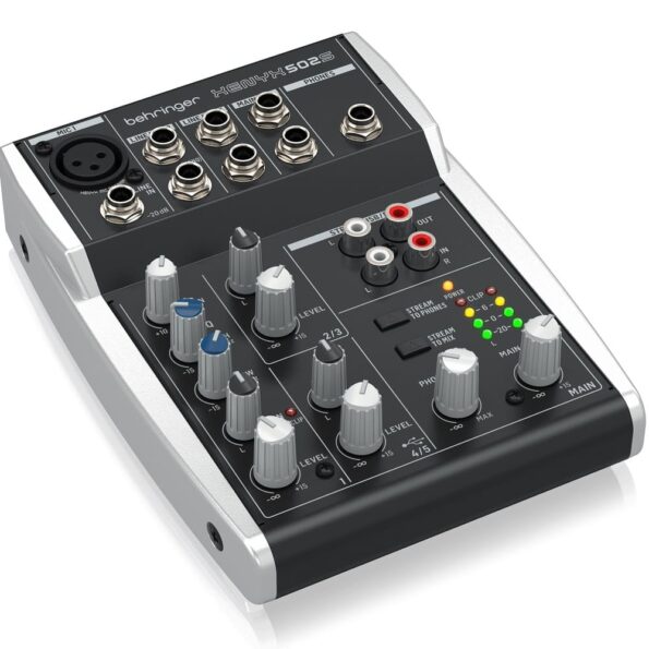 Behringer Xenyx 502S 5-channel Analog Mixer with Streaming Interface