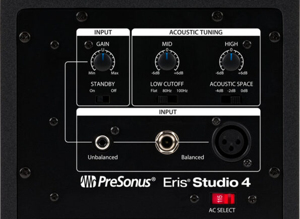 PreSonus Eris Studio 4 Powered 4" 50W Studio Monitor - Single