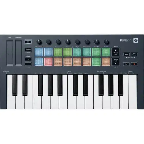Novation FLkey Mini 25-Mini Keys USB MIDI Keyboard Controller for FL Studio 1 Novation FLkey Mini