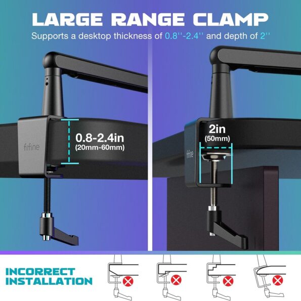 FIFINE BM88 Microphone Arm Stand