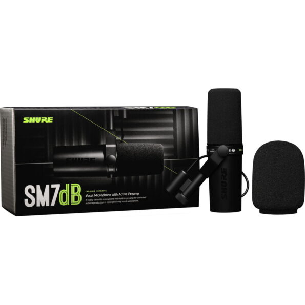 Shure SM7dB Vocal Microphone with Built-In Preamp