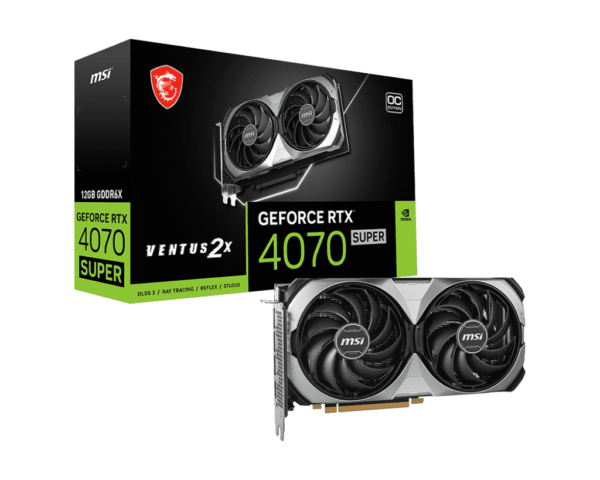 MSI GeForce RTX 4070 SUPER VENTUS 2X OC Graphic Card