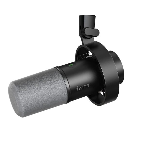 FIFINE K688 USB/XLR Dynamic Mic with Shock Mount, Touch-Mute, Headphone Jack, I/O Controls for PodcastingFIFINE K688 USB/XLR Dynamic Mic with Shock Mount, Touch-Mute, Headphone Jack, I/O Controls for Podcasting