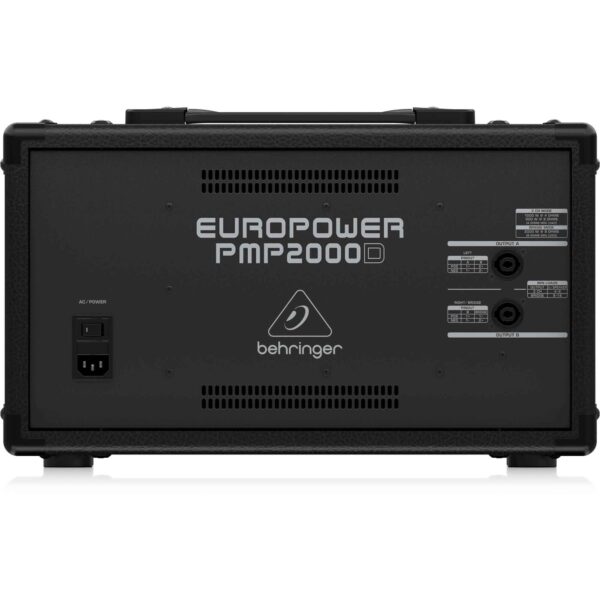 Behringer Europower PMP2000D - Back