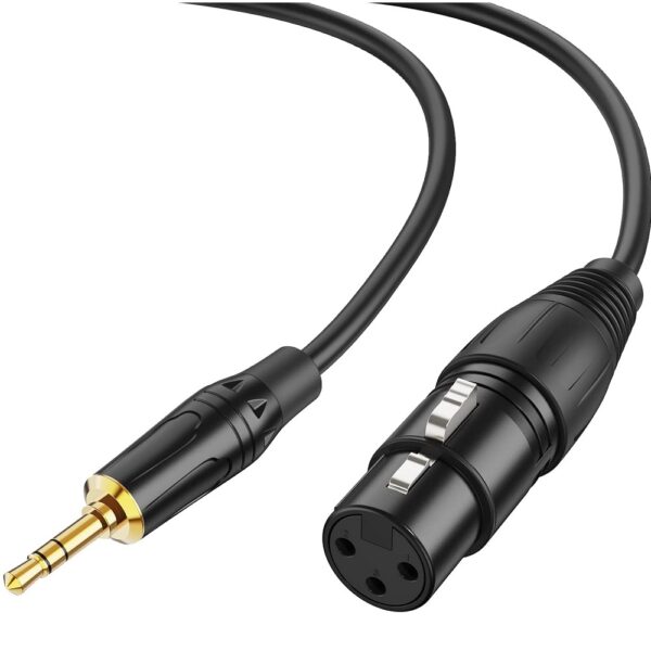 Proaudio Black Series Stereo 3.5mm Male to XLR Female Cable - 3M