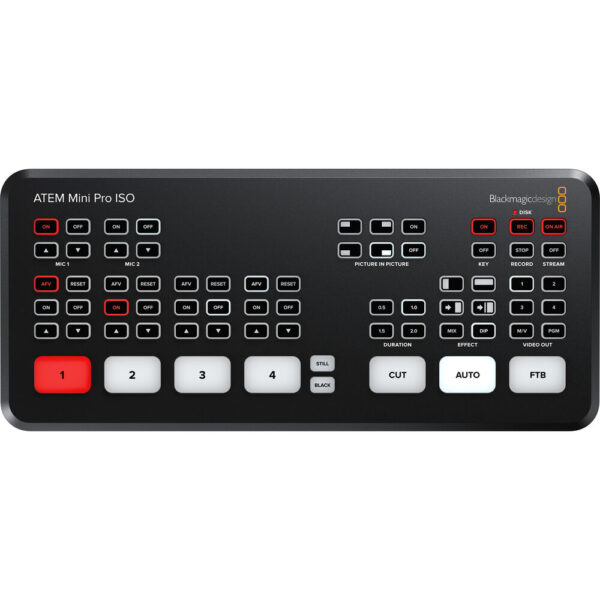 Blackmagic Design ATEM Mini Pro ISO HDMI Live Stream Switcher