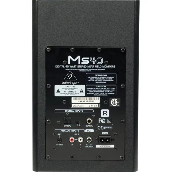Behringer MS40 - Back