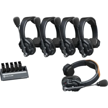 Hollyland Solidcom SE-5S - 5-Person Full-Duplex Single-Ear Noise-Canceling Headset Intercom System (Global Version)