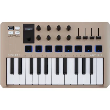 Arturia MiniLab 3 Champagne Compact MIDI Keyboard and Pad Controller