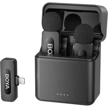 BOYA BY-V3 2-Person Wireless Microphone System with Lightning Connector