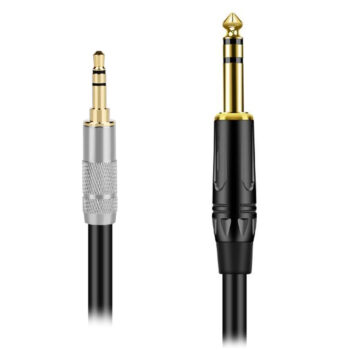 Studio Grade Professional Aux to 6.35mm 1/4 TRS Stereo Cable