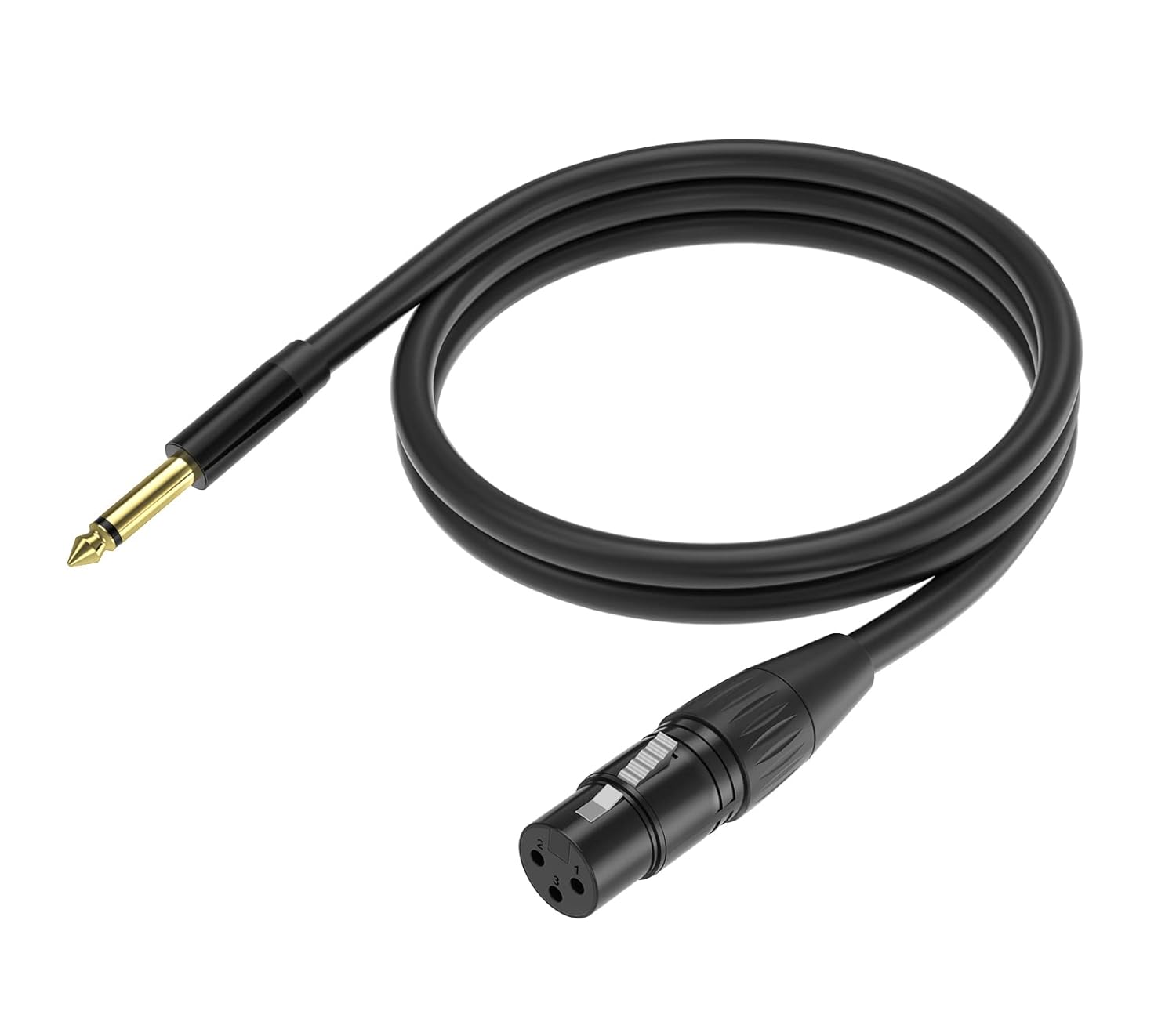 ProAudio TS to XLR Female Professional Cable 2 TS to XLR Female Professional Cable