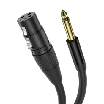 TS to XLR Female Professional Cable