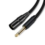 TS to XLR Male Professional Audio Cable