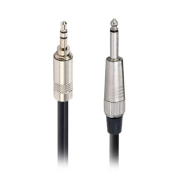 High Quality Aux to 6.35mm 1/4 TS Mixer Professional Cable