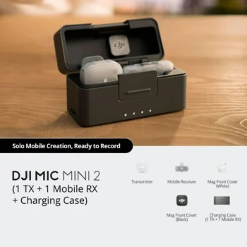 DJI Mic Mini 2 Compact Wireless Microphone for Camera & Smartphone