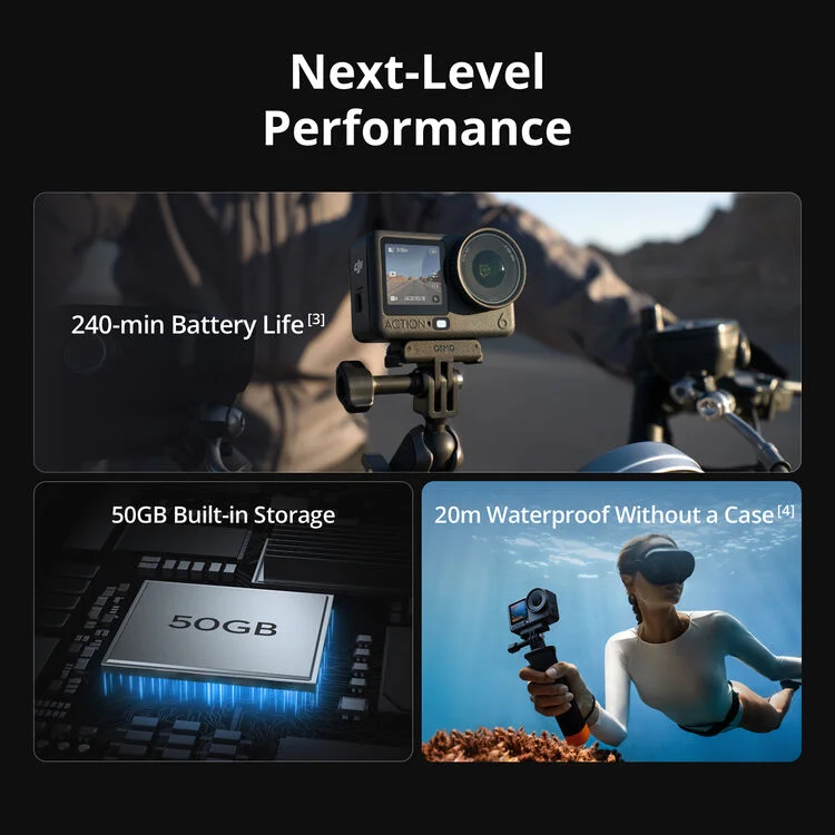 DJI Osmo Action 6 Adventure Combo 5 DJI Osmo Action 6 Adventure Combo