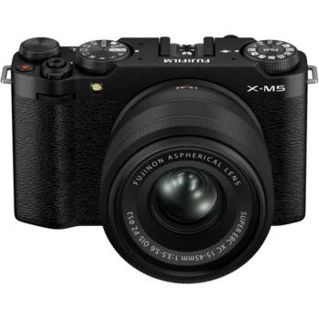 FUJIFILM X-M5 Mirrorless Camera with XC 15-45mm f/3.5-5.6 Lens Kit