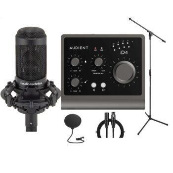Audient ID4 MKII With Audio-Technica AT2035 Recording Bundle