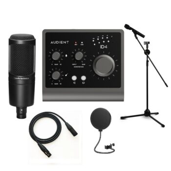 Audient ID4 MKII With Audio-Technica AT2035 Recording Bundle