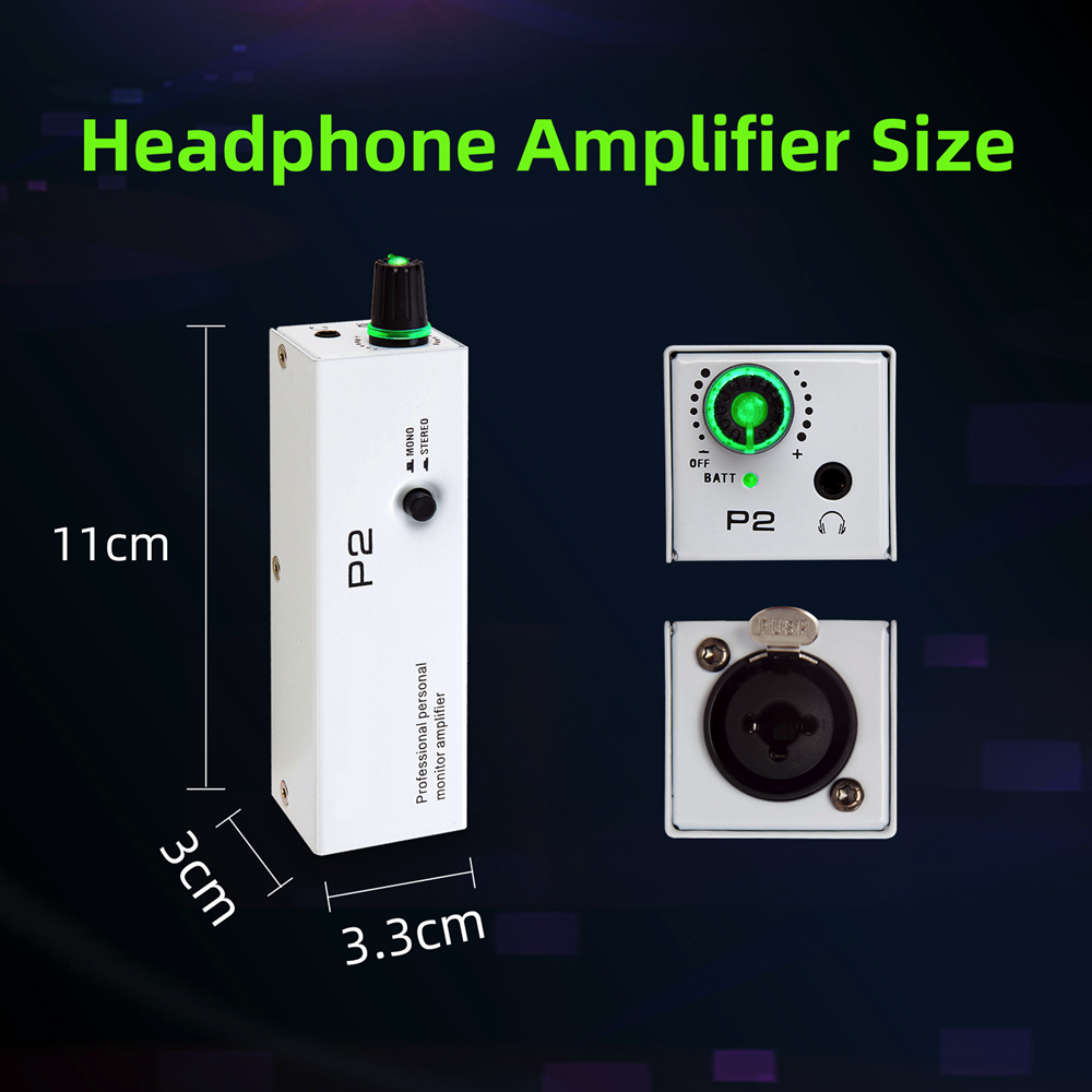 Tonetech P2 Portable In-Ear Monitor Amplifier – Single CH 6 Tonetech P2 Portable In-Ear Monitor Amplifier – Single Channel
