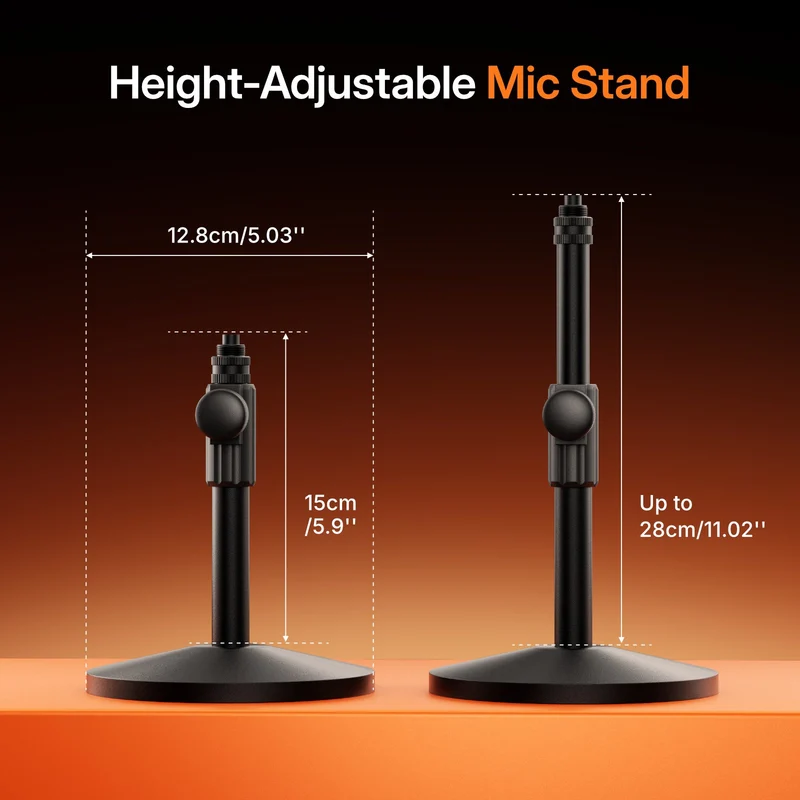 Maono PD200W Hybrid Podcasting Equipment Bundle 2 Maono PD200W Hybrid Podcasting Equipment Bundle - Table Stand