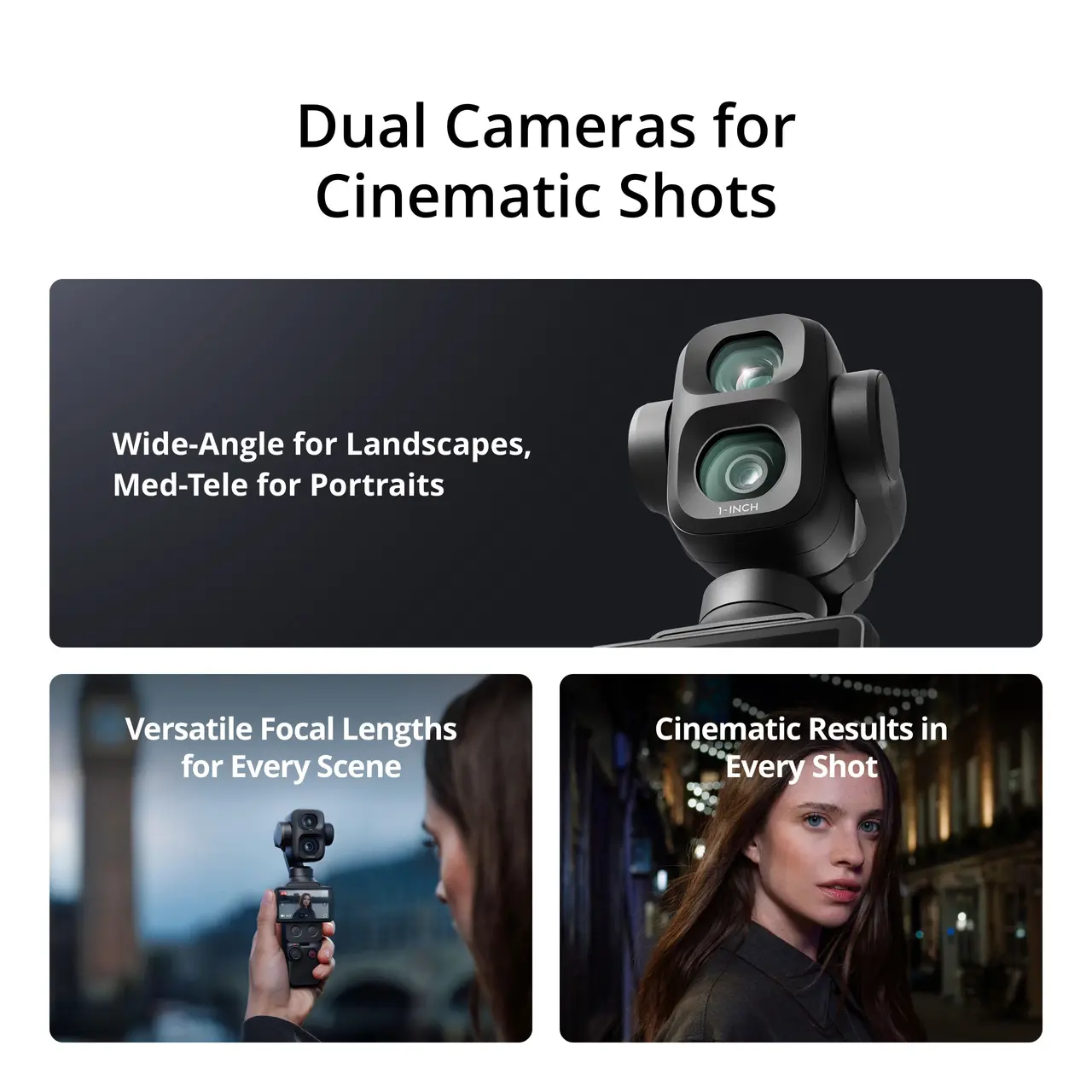 DJI Osmo Pocket 4P – Dual-Camera Pocket Gimbal Camera 3 DJI Osmo Pocket 4P dual camera system