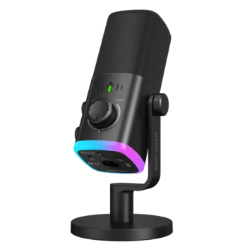FIFINE AmpliGame AM9 USB/XLR Dynamic Microphone with RGB