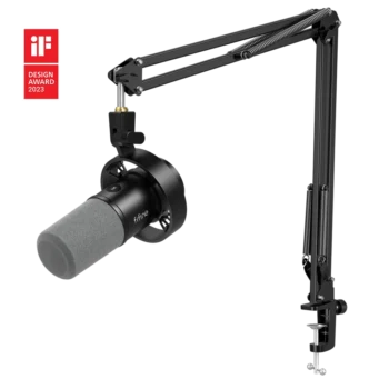 FIFINE AmpliTank K688CT USB/XLR Dynamic Microphone Kit with Boom Arm Stand