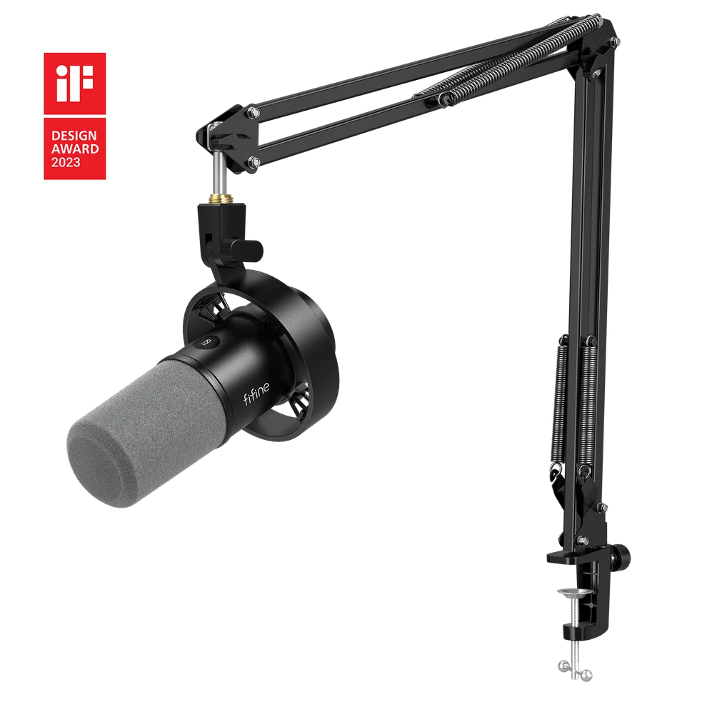 FIFINE AmpliTank K688CT USB/XLR Dynamic Microphone Kit with Boom Arm Stand 1 FIFINE AmpliTank K688CT USB/XLR Dynamic Microphone Kit with Boom Arm Stand