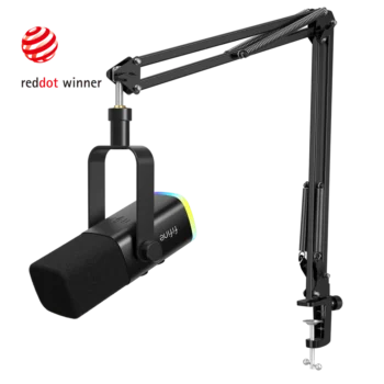 FIFINE AmpliGame AM8T USB/XLR Dynamic Microphone Kit with Boom Arm Stand