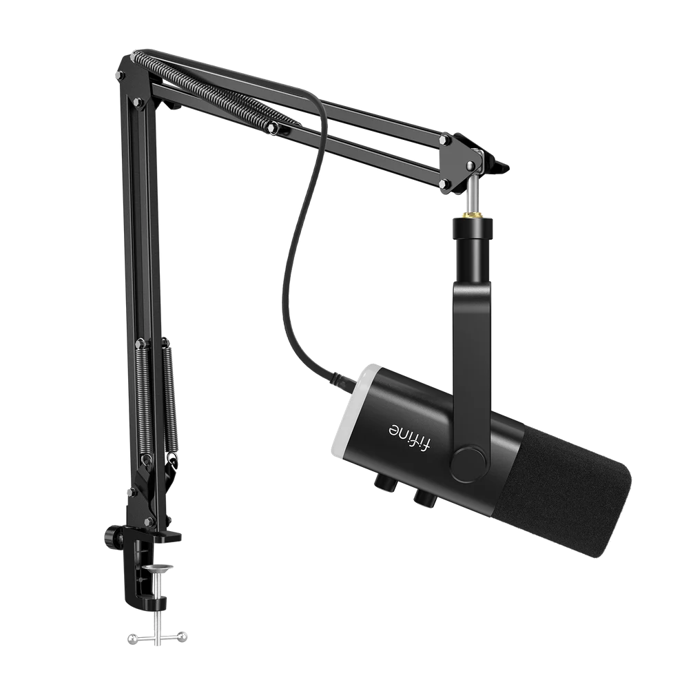 FIFINE AmpliGame AM8T USB/XLR Dynamic Microphone Kit with Boom Arm Stand 2 FIFINE AmpliGame AM8T USB/XLR Dynamic Microphone Kit with Boom Arm Stand - Image 2