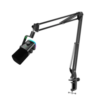 FIFINE AmpliGame AM9T USB/XLR Dynamic Microphone with Boom Arm Stand