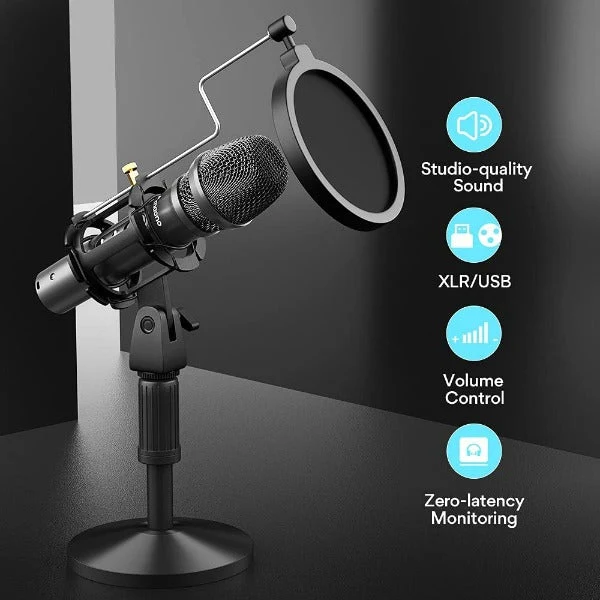 MAONO HD300T USB/XLR Dynamic Broadcast Microphone 3 MAONO HD300T USB/XLR Dynamic Broadcast Microphone - Image 3