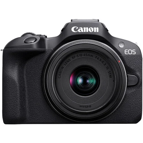 Canon EOS R100 Mirrorless Camera with 18-45mm Lens 1 Canon EOS R100 Mirrorless Camera with 18-45mm Lens