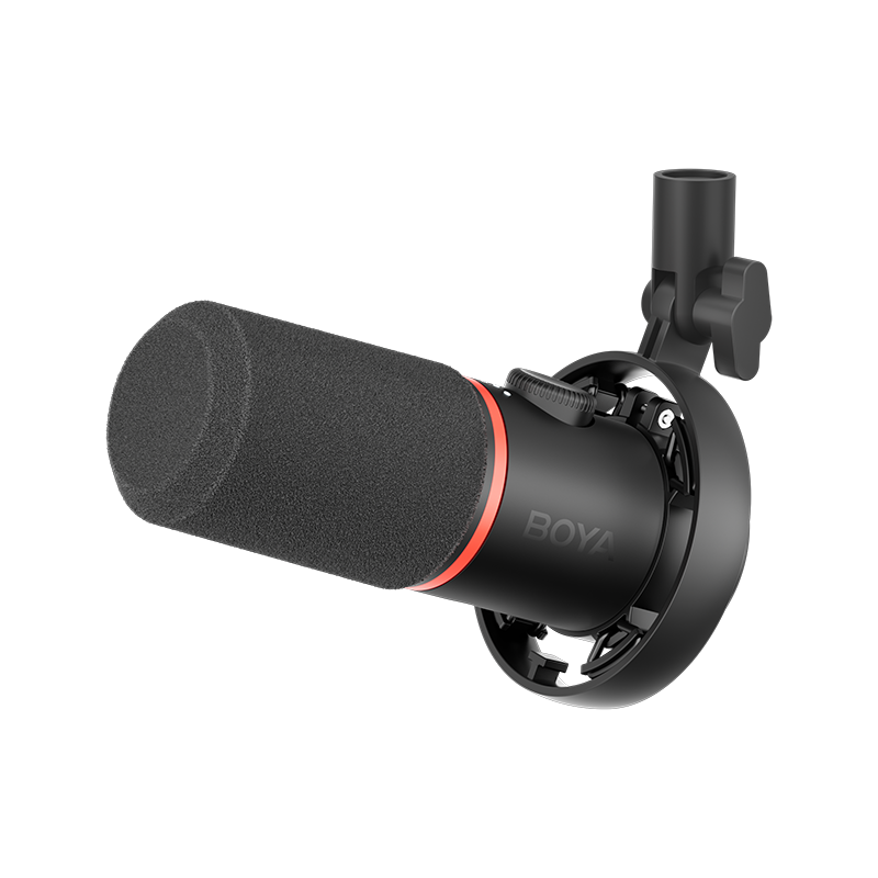 BOYA CastMic S60B USB & XLR RGB Dynamic Microphone with Boom Arm 3 BOYA CastMic S60B USB & XLR RGB Dynamic Microphone with Boom Arm - Image 3