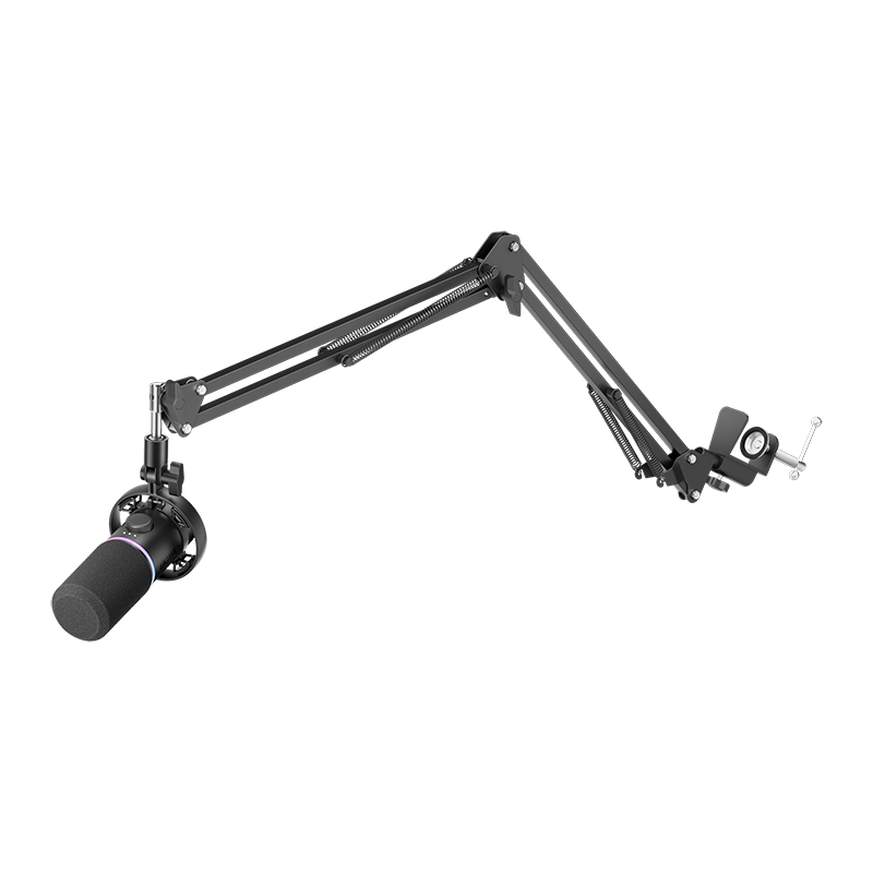 BOYA CastMic S60B USB & XLR RGB Dynamic Microphone with Boom Arm 1 BOYA CastMic S60B USB & XLR RGB Dynamic Microphone with Boom Arm