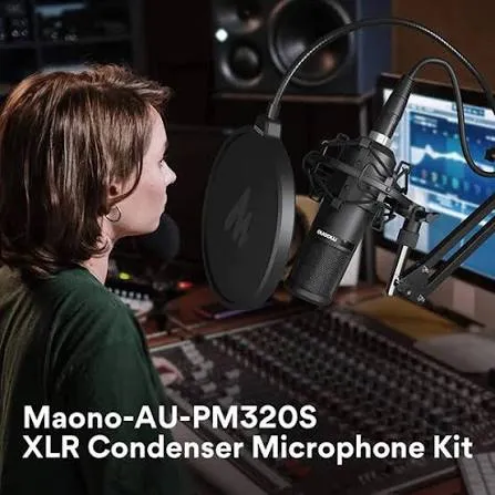 Maono AU-PM320S Studio Condenser XLR Microphone Kit 2 Maono AU-PM320S Studio Condenser XLR Microphone Kit - Image 2